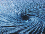 Whirlpool  a Fathom Across at Spinning Vortex  Caused by Converging Tides and Currents in Gulf
