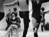 Choreographer Twyla Tharp Observing Rehearsal of American Ballet Theater Dancers