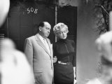 Marilyn Monroe with Her Lawyer Jerry Giesler After Announcement of Her Divorce From Joe DiMaggio