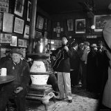 Woody Guthrie Playing in McSorley's Pub