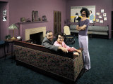 Frank Zappa with Parents: Francis and Rosemary in Frank's Home
