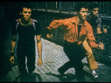 George Chakiris as Bernardo Leads Two Others Into Turf of Rival Gang in West Side Story