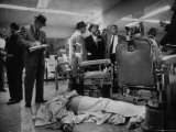 Bare Chested Corpse of Murder Inc's Albert "The Executioner" Anastasia