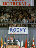 Dem Presidential Candidate Sen Robert F Kennedy Speaking to Kansas State University Students