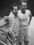 Tennis Players Bobby Riggs and Jack Kramer Posing at Madison Square Garden