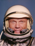 Space Suit Clad Project Mercury Astronaut John Glenn