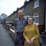 Peter "Ginger" Baker  Drummer with Rock Band Cream  Posing with Mother  Ruby Streatfielde