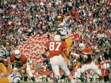Navy QB Roger Staubach in Action Against University of Texas at the Cotton Bowl