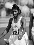 Indian Olympic Sprinter Milkha Singh at the 1960 Olympics  Rome  Italy