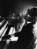 Ray Charles Playing Piano in Concert
