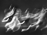 New York City Ballet Dancers Rehearsing for Production of Symphony in Three Movements