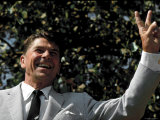 California Republican Gubernatorial Candidate Ronald Reagan on the Campaign Trial
