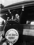 Repub Pres Candidate Dwight Eisenhower on Eisenhower Special Train