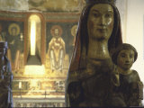 One of Twelve Medieval Madonna and Child Sculptures  Perpignan  France