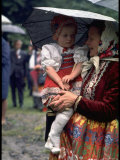 Czechoslovakians in Traditional Costumes