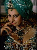 Sophia Loren in Exotic East Indian Costume for Role in Motion Picture Lady L