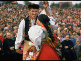Czechoslovakians in Traditional Costumes