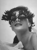 Silly Sunglasses Featuring Long Blue Eyelashes and Small Lenses by Designer Schiaparelli