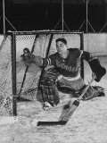 New York Rangers Goal Tender Dave Kerr Stopping the Puck