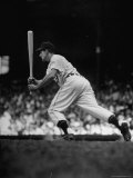 Baseball Player Johnny Groth of Detroit Tigers Getting Away from Plate After a Fast Two Base Hit