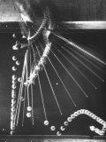 Stroboscopic Image of Three Cushion Force Follow Shot by Billiards Champion Ezequiel Navarra