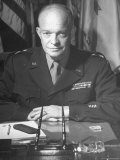 Supreme Allied Commander Gen Dwight D Eisenhower  Posing for the Cover of Life Magazine