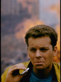 Russ Tamblyn as Riff  Gang Leader of the Jets in Scene from West Side Story