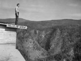 Tallulah Gorge  3 Miles Long  Cut in Rock by Tallulah River  Now Diverted for Hydroelectric Project