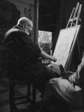 Henri Matisse at His Easel  Drawing from Live Model