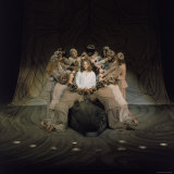Jesus Surrounded by His Disciples in a Scene from Jesus Christ Superstar