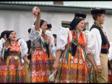 Czechoslovakians in Traditional Costumes