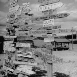 Crudely Posted Signs on the Alcan Highway