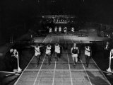 Triple Exposure of Start  Mid and Finish of 60 Yard Dash at Millrose Games