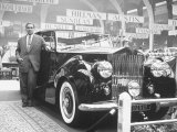 Rolls Royce at Paris Auto Show  with Prince Talal Al Saud Arabia  Who Just Bought One  Beside It