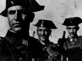 Members of Dictator Franco's Feared Guardia Civil in Rural Spain  from Essay "Spanish Village"