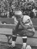 Notre Dame Tackle Bob Meeker Weeping After Losing Ball to Opponents in Disastrous Game with Usc