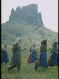 Czechoslovakian Peasants Working in the Field