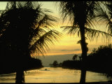Sunset at Key Biscayne  Florida