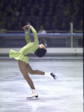 Figure Skater Peggy Fleming Competing in the Olympics