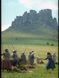 Czechoslovakian Peasants Working in the Field