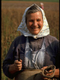 Czechoslovakian Peasants Working in the Field