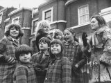 Author Lady Antonia Fraser and Her Six Children