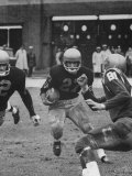 Navy's Prize Halfback Joe Bellino Playing in a Game Against Notre Dame