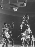 University of Kansas Basketball Star Wilt Chamberlain Playing in a Game