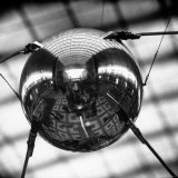 Model of Russian Satellite Sputnik I on Display at the Soviet Pavilion During the 1958 World's Fair