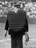 Umpire Bill Summers Glaring Toward Cleveland Indians Dugout