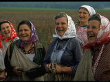 Czechoslovakian Peasants Working in the Field