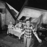 Kenneth Haigh Performing a Scene from the Play Look Back in Anger