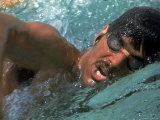 US Swimmer Mark Spitz Training for 1972 Munich Olympics
