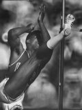 US John Thomas  During High Jump Finals at Olympics